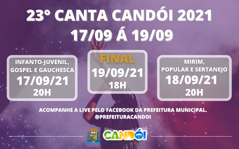 23° CANTA CANDÓI 2021 - LIVE