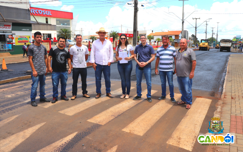 Obra de Revitalização da Avenida Anízio Pedro da Luz.