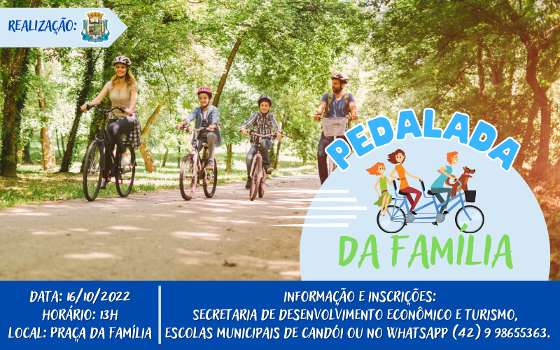 PEDALADA DA FAMÍLIA.