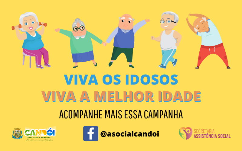 Campanha de outubro - Mês do Idoso.