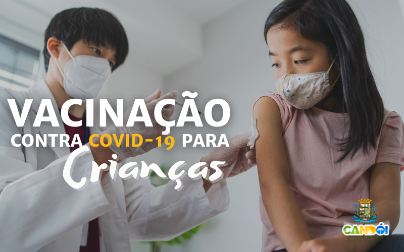 Vacinação contra o COVID para crianças.